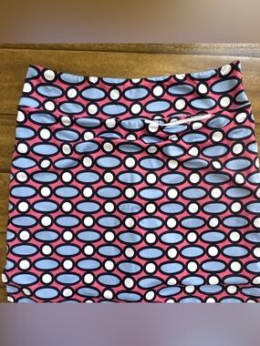 Women’s Pink Geometric Print Skirt